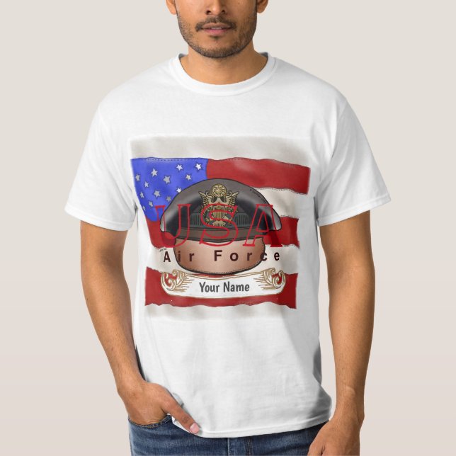 Camiseta da Bandeira da Força Aérea (Frente)