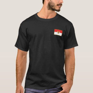 Camiseta da Bandeira da Indonésia
