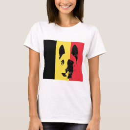Camiseta da bandeira de Malinois do belga