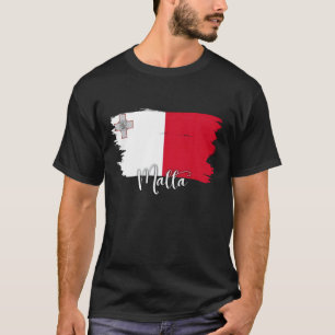 camiseta da bandeira de Malta, camiseta de Malta,