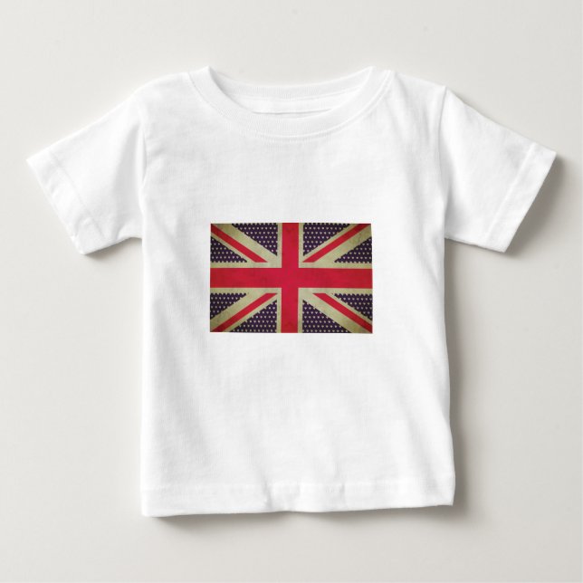 Camiseta da bandeira de Union Jack (Frente)