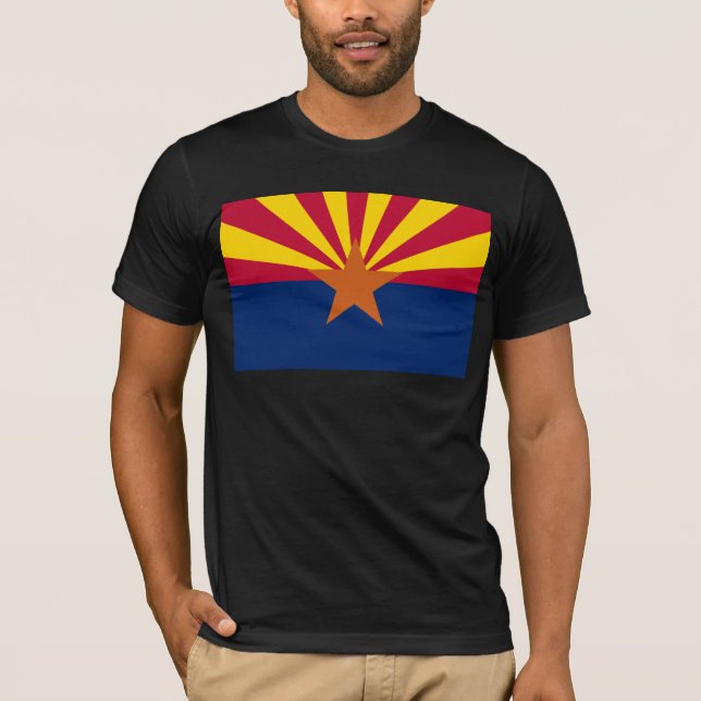 Camiseta da Bandeira do Arizona (Frente)