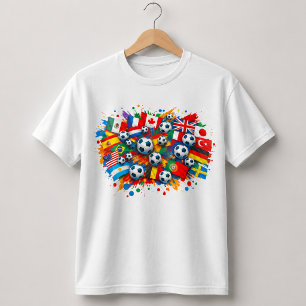 Camiseta da Bandeira dos EUA da Copa do Mundo de F