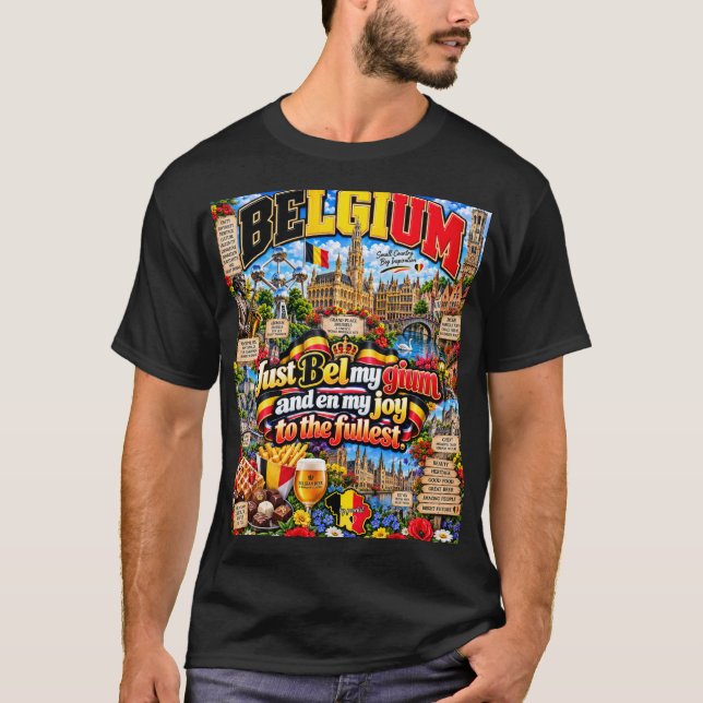 Camiseta da Bélgica (Frente)