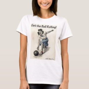 Camiseta da boliche