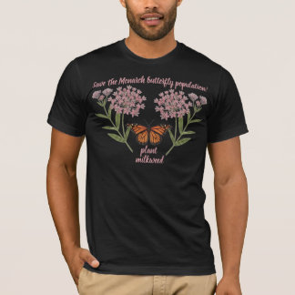 Camiseta da borboleta monarca