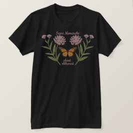 Camiseta da borboleta-monarca