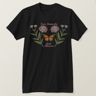 Camiseta da borboleta-monarca
