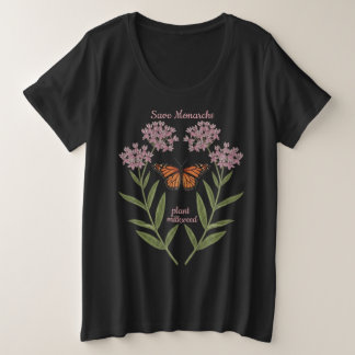 Camiseta da borboleta-monarca