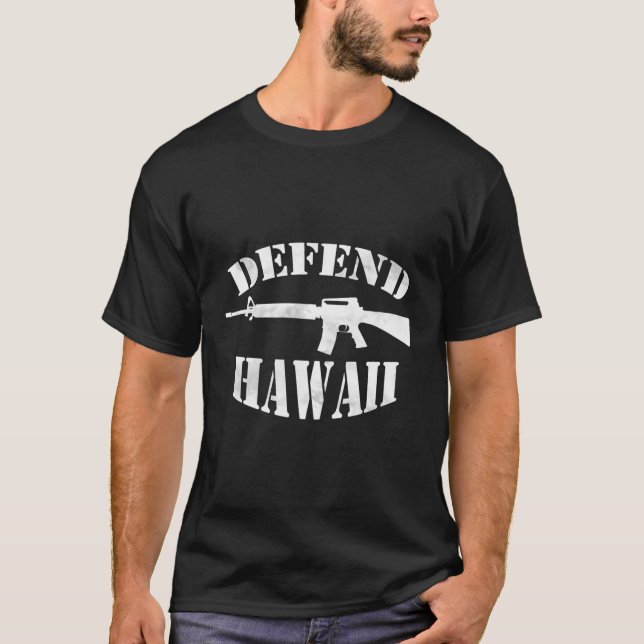 Camiseta Da Bruddah defende Cinza Havaí pequena (Frente)