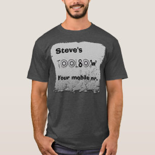 Camiseta da caixa de ferramentas de Steve