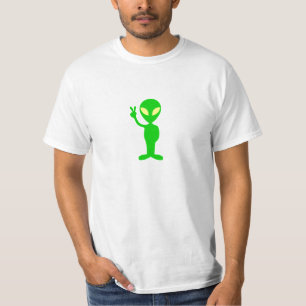 Camiseta Da "camisa da alienígena paz"