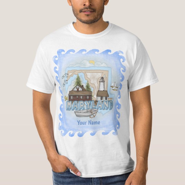 Camiseta da Casa de Luz de Maryland  (Frente)
