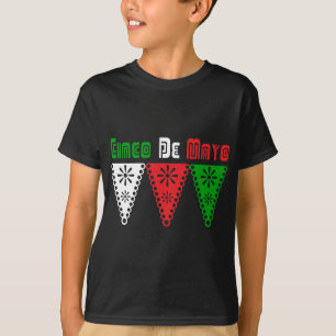 Camiseta da celebração da festa de Cinco de Mayo