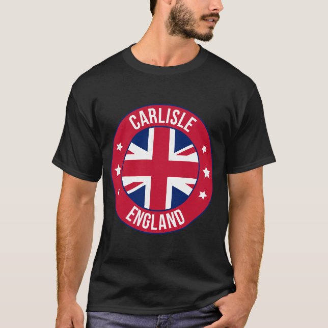 Camiseta da Cidade de Carlisle, Inglaterra | Viage (Frente)
