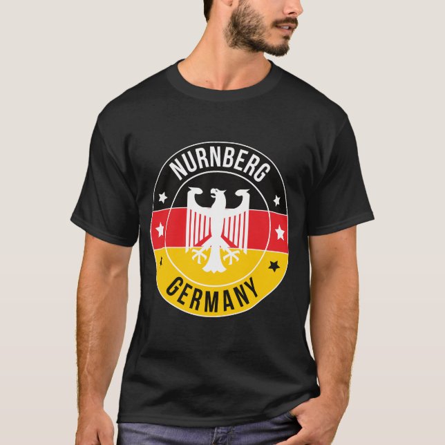 Camiseta da Cidade de Nurnberg, Alemanha (Frente)