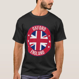 Camiseta da Cidade de Oxford, Inglaterra Viagem