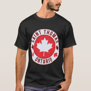Camiseta da Cidade de Saint Thomas, Canadá Viage