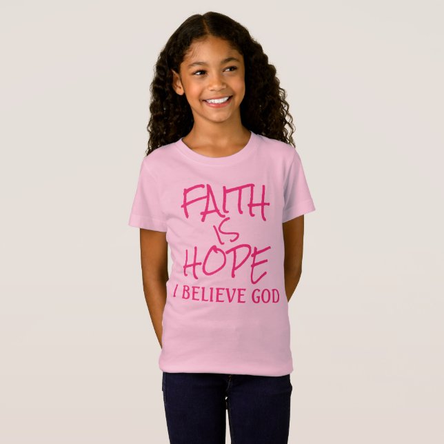 Camiseta da Coleção de Presentes de Fé (Frente Completa)
