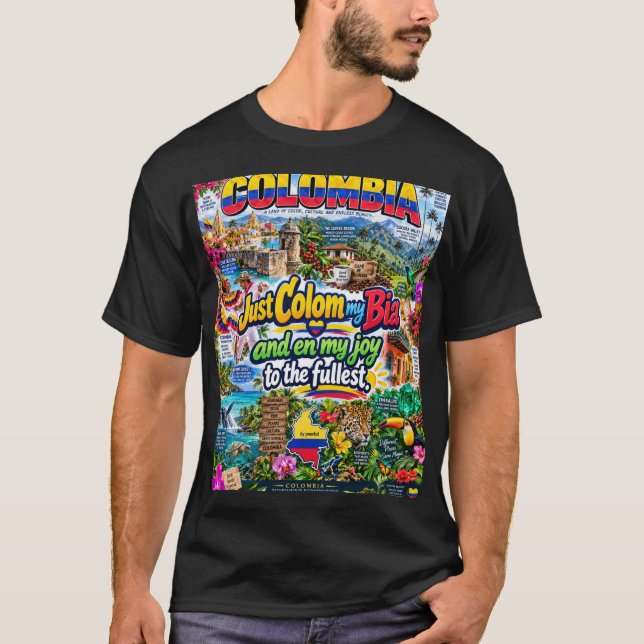 Camiseta da Colômbia (Frente)