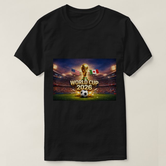 Camiseta da Copa do Mundo Fifa 2026 (Frente do Design)