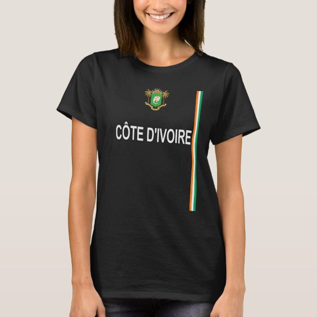 Camiseta da Costa do Marfim - Tee da Costa do Marf (Frente)