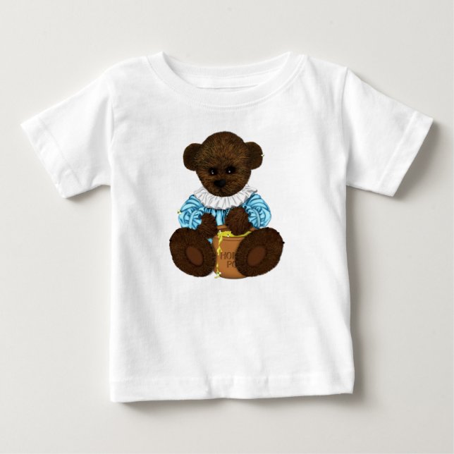 Camiseta da criança do urso Pote (tee) (Frente)