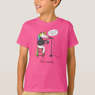 Camiseta da Criança Engraçada do Universe Unicor