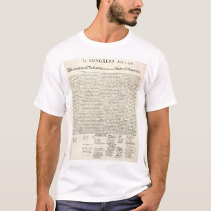 Camiseta da Declaração de Independência