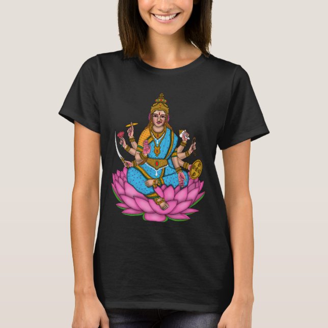 Camiseta da Deusa Lakshmi (Frente)