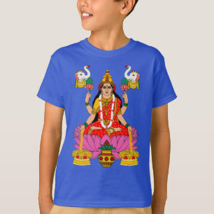 Camiseta da Deusa Lakshmi – Deusa Hindu da Riqueza