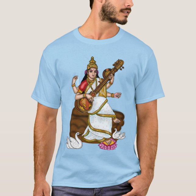 Camiseta da Deusa Saraswati (Frente)