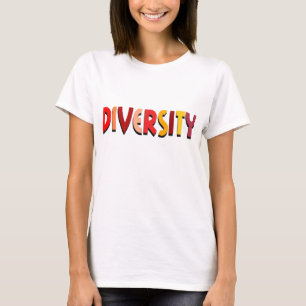Camiseta da diversidade de outono