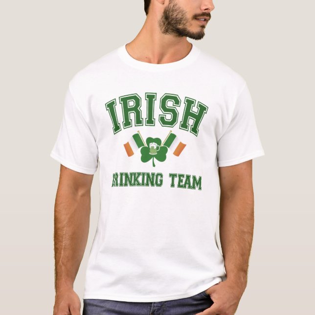 Camiseta da equipe de Bebendos irlandesa (Frente)