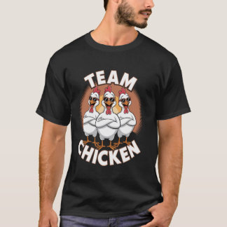 Camiseta da Equipe de Frangos Produtos para Fantas