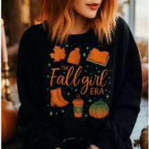 camiseta da era da garota caída , presente de cami