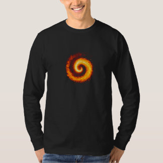 Camiseta Da espiral ímpio das guerras de Darkfall Capa
