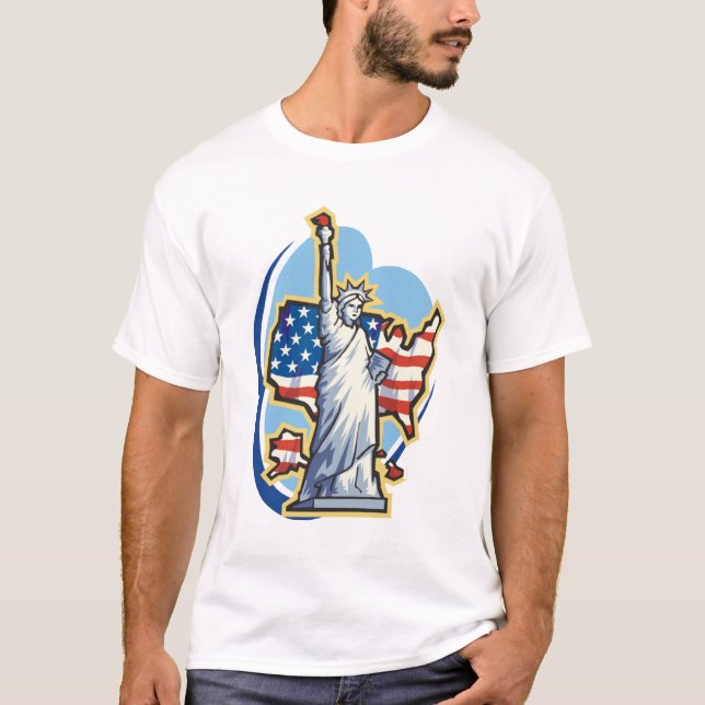 Camiseta da Estátua da Liberdade (Frente)