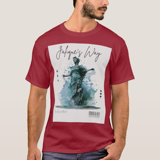 Camiseta da Estátua da Liberdade em Aquarela (Frente)