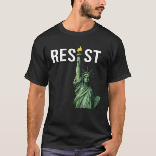 Camiseta da Estátua da Liberdade RESISTIR