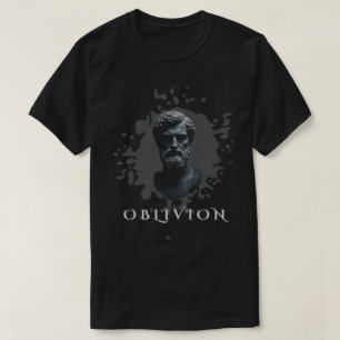 Camiseta da Estátua Grega Oblivion Dark Academia