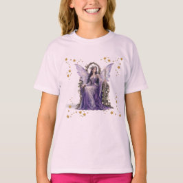 Camiseta da Fada Roxa Fofa .