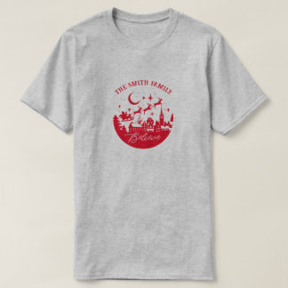 Camiseta da Família de Acreditação de Natal