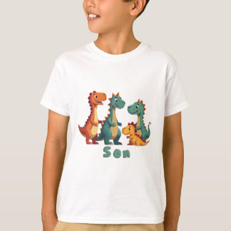 Camiseta da Família Dinossauro (filho)