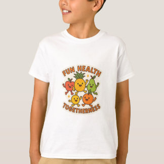 Camiseta da Festa de Dança das Frutas Divertidas –