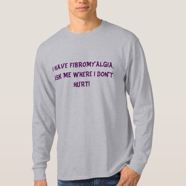 Camiseta da fibromialgia dos homens (Frente)