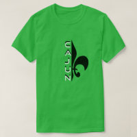 Camiseta da flor de lis de Cajun meia