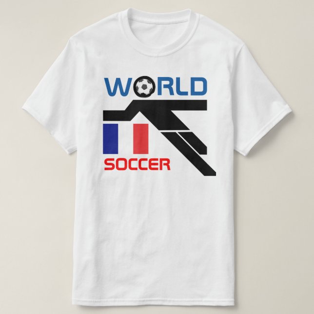 Camiseta da França de Futebol (Frente do Design)