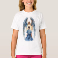 Camiseta da Garota Anjo Guardião