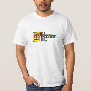 Camiseta da geração "baby boomer"